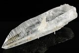 Striated Colombian Quartz Crystal - Peña Blanca Mine #189702-1
